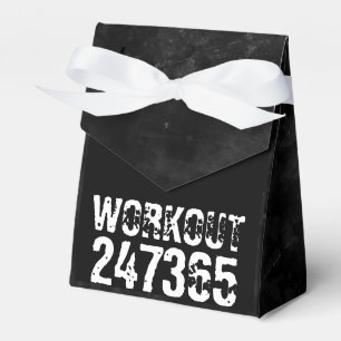 Caja Para Regalos Texto desgastado y raspado Workout 247365 vintage