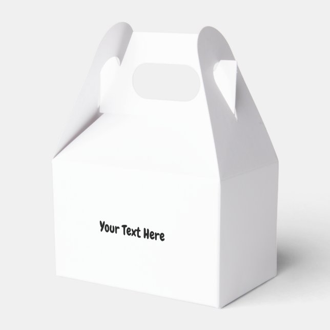 Caja Para Regalos Texto personalizado (Front Side)