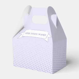 Caja Para Regalos Texto personalizado de lavanda