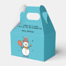 Caja Para Regalos Texto personalizado Dinking Snowman