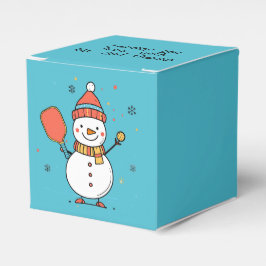Caja Para Regalos Texto personalizado Dinking Snowman