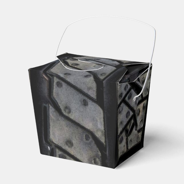 Caja Para Regalos Textura de automoción estilo neumático de caucho (Front Side)