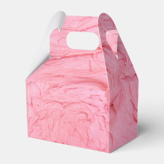 Caja Para Regalos Textura de helado de fresa rosa