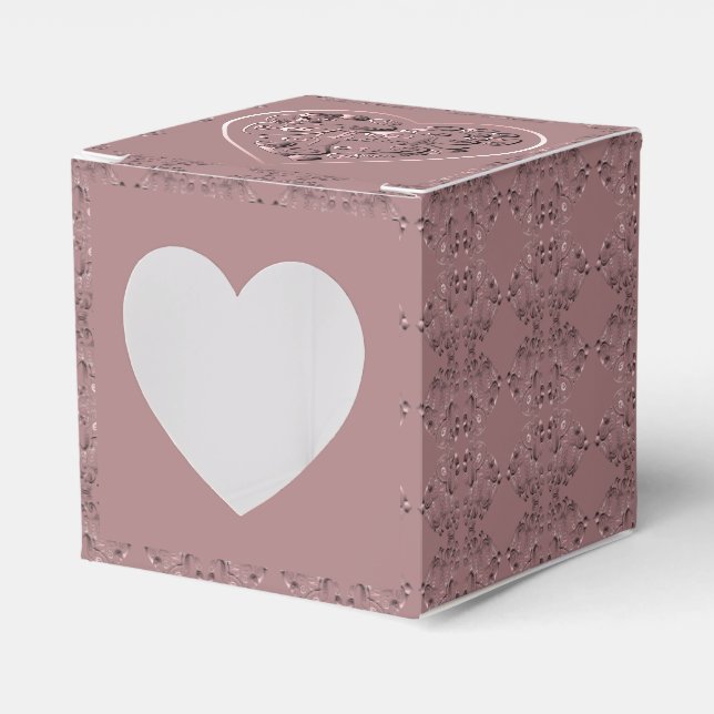Caja Para Regalos "Thank you" on dusty rose (Anverso)