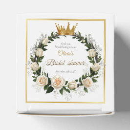 Caja Para Regalos Thank You White Roses & Baby’s Breath