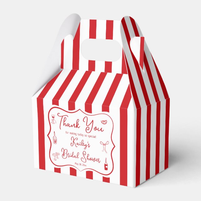 Caja Para Regalos Thats Amore Bridal Shower Thank You (Front Side)