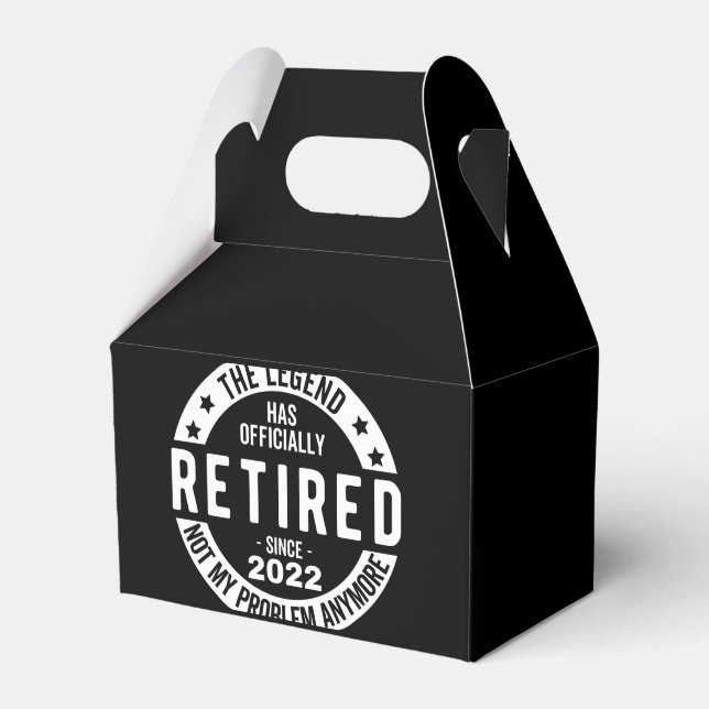 Caja Para Regalos The Legend Has Officially Retired, Retired 2022 (Front Side)