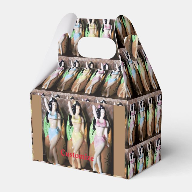 Caja Para Regalos Thunder_Cove, bailarina hawaiana de hula (Front Side)