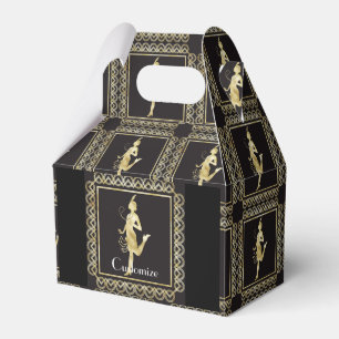 Caja Para Regalos Thunder_Cove, Chica de Flapper de 1920