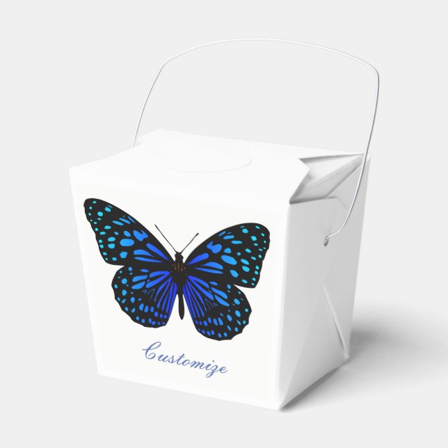 Caja Para Regalos Thunder_Cove de mariposa azul (Front Side)
