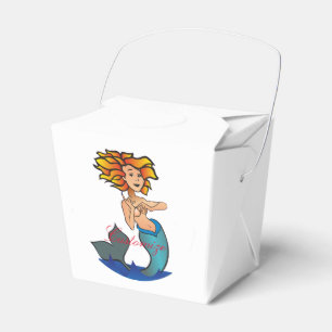 Caja Para Regalos Thunder_Cove de Sirenita de cabeza roja