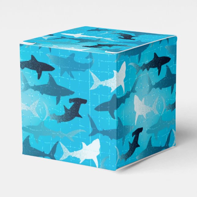 Caja Para Regalos ¡tiburones! (Costado Anverso)