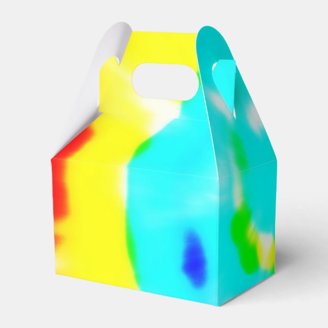 Caja Para Regalos Tie Dye (Reverso)