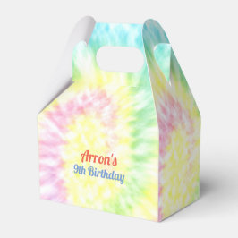 Caja Para Regalos Tie Dye Birthday