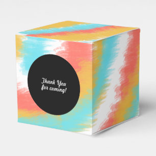 Caja Para Regalos Tie Dye Teen Birthday Summer Swirl Candy