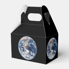 Caja Para Regalos Tierra Nuestro Hogar. El Mármol Azul