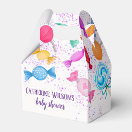 Caja Para Regalos Tierras de caramelo dulces Lollipops Lluvia Baby S