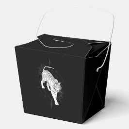 Caja Para Regalos Tigre blanco japonés