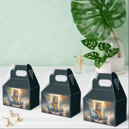Caja Para Regalos Tigre sentado en un auto deportivo