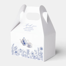 Caja Para Regalos Time For Tea Toile Baby Shower