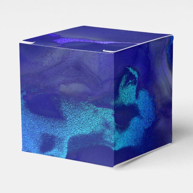 Caja Para Regalos Tinta brillante con salpicaduras vívidas (Costado Anverso)
