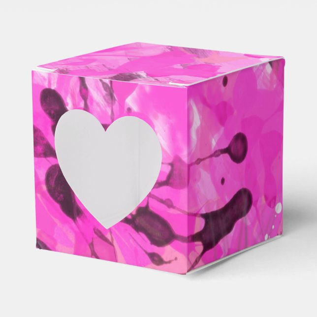 Caja Para Regalos Tinta rosa (Anverso)