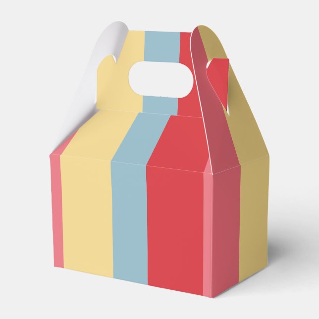 Caja Para Regalos Tirado de color de caramelo (Front Side)