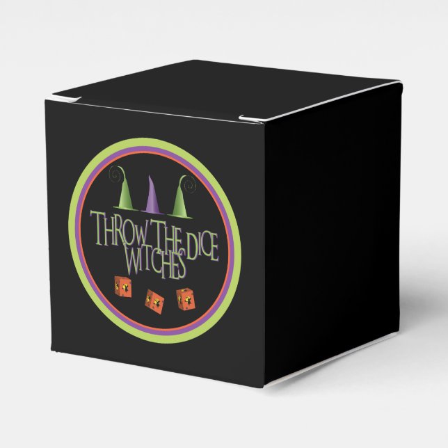 Caja Para Regalos Tirar La Casilla De Testigos De Dados (Costado Anverso)