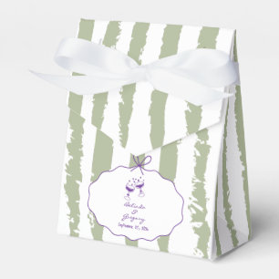Caja Para Regalos Tiras caprichosas Bodas pintadas a mano escritas