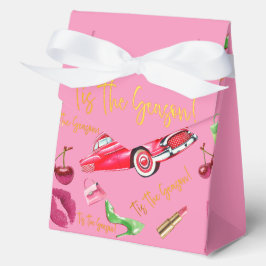 Caja Para Regalos ‘Tis the Season Glam Pink & Green Holiday 
