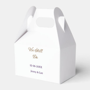 Caja Para Regalos Todavía hacemos boho retro s rosa marrón nombre fe