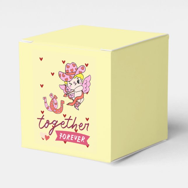 CAJA PARA REGALOS TOGETHER FOREVER COUNTRY STYLE  (Costado Anverso)