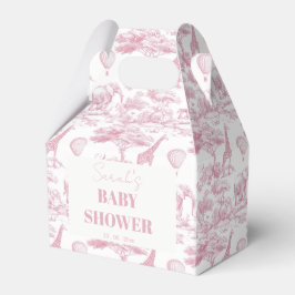 Caja Para Regalos Toile de Jouy Baby Shower