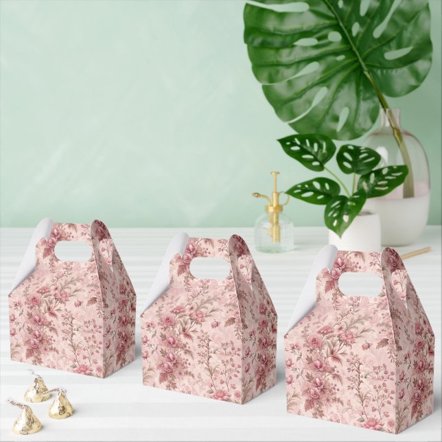 Caja Para Regalos Toile francesa pastel (Múltiple)