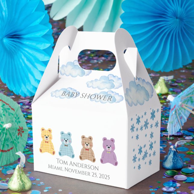 CAJA PARA REGALOS TOM ANDERSON BABY SHOWER (Fiesta)