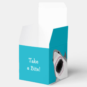 Caja Para Regalos Tome una mordedura - gran tiburón blanco divertid