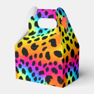 Caja Para Regalos Tonos arcoiris chitas sin mar