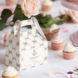 Caja Para Regalos Tonta Gansa Cumpleaños de Bebé con Lazo Elegante