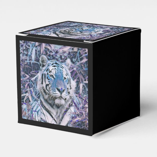 Caja Para Regalos Tony Tiger azul (Costado Anverso)