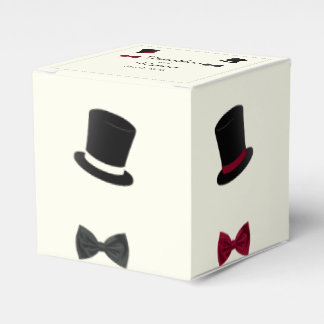 Caja Para Regalos Top Hats and Bow Ties Gay Wedding Favor Box