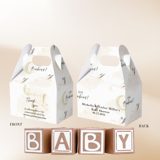 Caja Para Regalos Tormenta neutral, oh bebés gemelos (Subido por el creador)