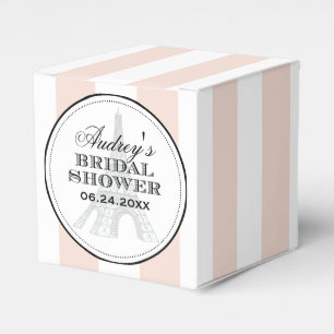 Caja Para Regalos Torre Eiffel Vintage Blush Regalo Despedida de Sol