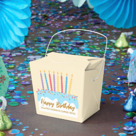 Caja Para Regalos Torta de Cumpleaños Personalizada Fiesta de Oficin