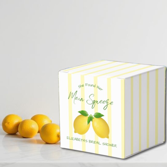 Caja Para Regalos Torta De Limón Para Despedida De Soltera (Subido por el creador)