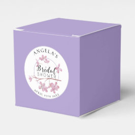 Caja Para Regalos Torta nupcial de lavanda francesa rosa lila 