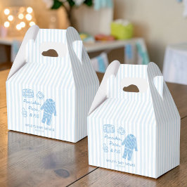 Caja Para Regalos Tortitas, Pacis y PJs Agradecimiento para Baby Sho