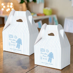 Caja Para Regalos Tortitas, Pacis y PJs Agradecimiento para Baby Sho