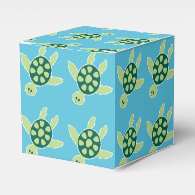 Caja Para Regalos Tortugas (Costado Anverso)