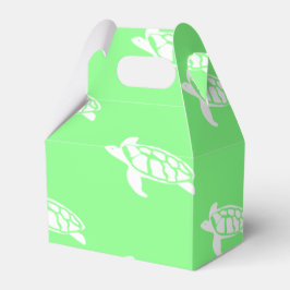 Caja Para Regalos Tortugas en el mar Verde