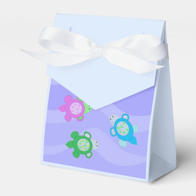 Caja Para Regalos Tortugas Nadando (Front Side)